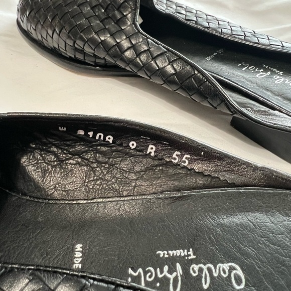 Black Woven Men's Shoes - Picture 4 of 6